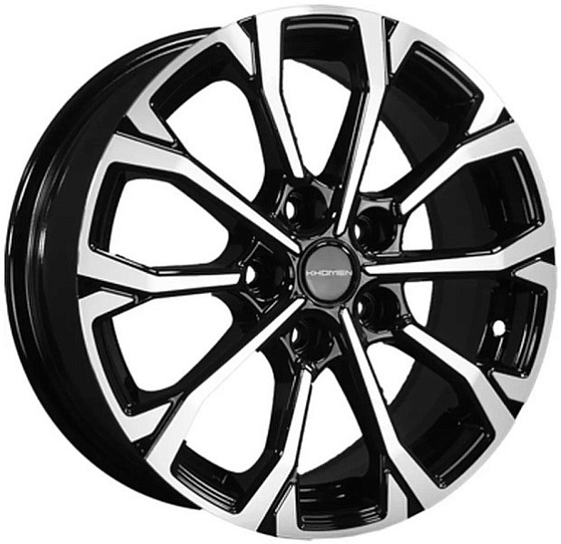 Диски Khomen Wheels KHW1605 (Renault/Nissan) Black-FP